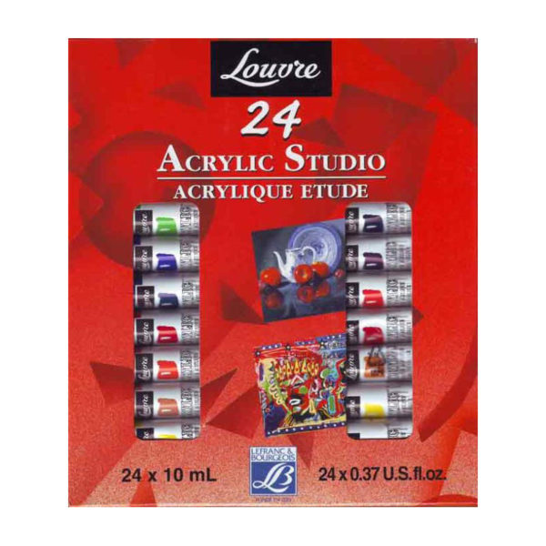 L&B Louvre Set Akrilnih Boja 24 x 10ml