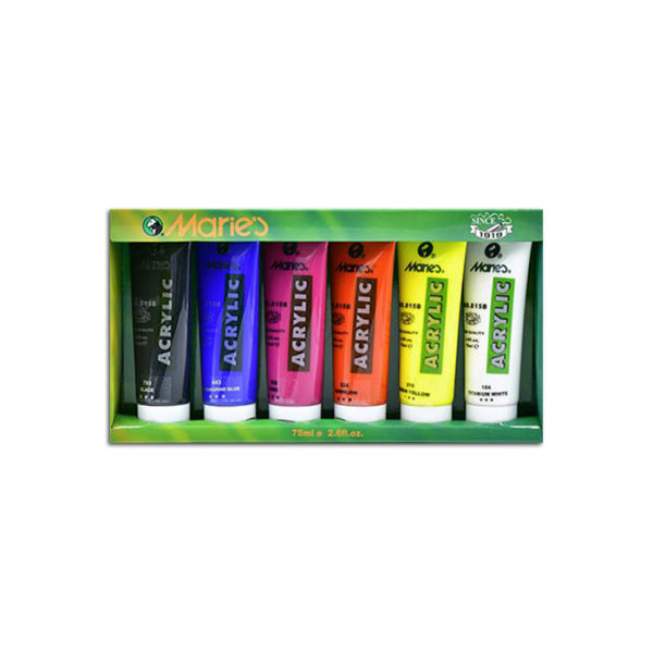 Marie’s Set Akrilnih Boja 6 x 75ml